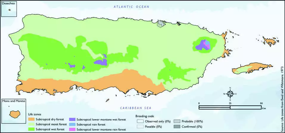 Hispaniolan Parrot Distribution